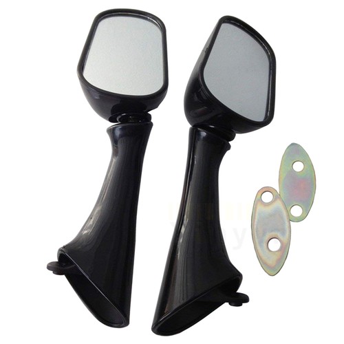 Replacement black rear view - black, rear-view