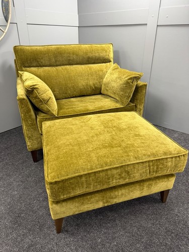 Olive green snuggle chair - green, &
