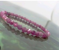 4mm Faceted Pink Tourmaline