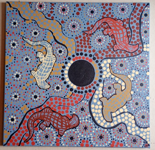 Superb aboriginal dream dot - superb,