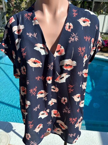 Pleione blue floral sleeveless - pleione,