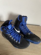 Nike Hyperdunk basketball shoes in black and blue Size UK 6.5
