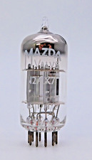 Rare Madza ECC83 12AX7 Silver Plate Valve Tube NOS (V54) #4
