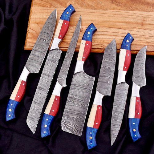 Damascus steel chef - chef, knife
