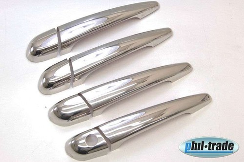 Door handle caps - door, stainless