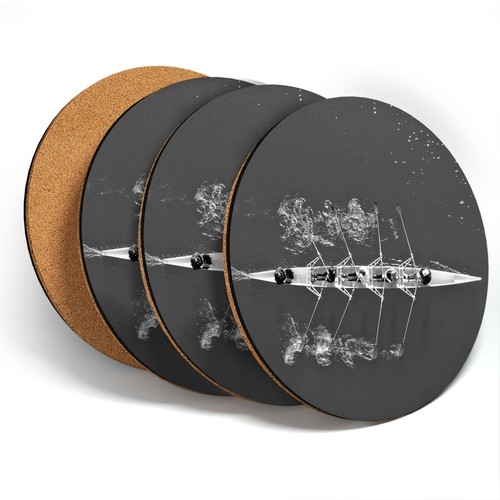 Coasters bw rowing - 4,