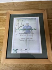 Signed Lee Westwood Picture