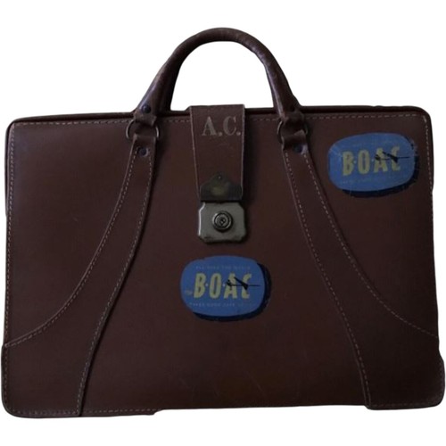 Vintage cheney brown leather - brown,