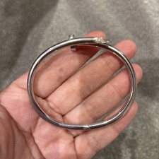 Silver Bracelet screw style Bangle.