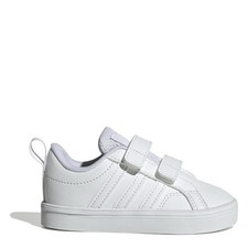 Adidas Vs Pace 2.0 Trainers Infants Boys White Size UK 7K (RefF10)