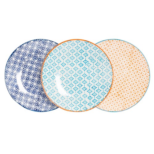 Hand printed side - plates,