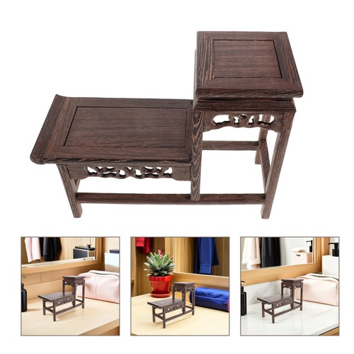Oriental wooden plant pedestal - wooden,