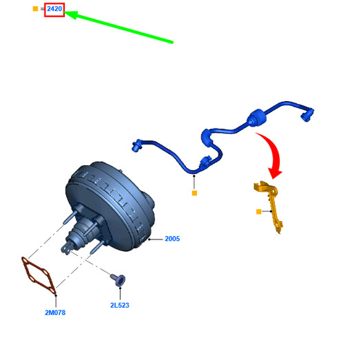 Ford kuga mk1 c394 brake - mk1,
