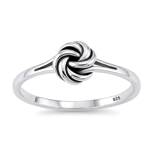 Simple love knot ring - simple,