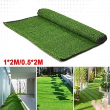1m,2m,3m,4m Artificial Grass Natural and Realistic Looking Fake Lawn Astro Turf