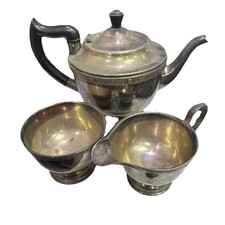 3 Piece Vintage Silver Plate