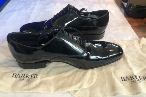 Barker black leather men - barker,