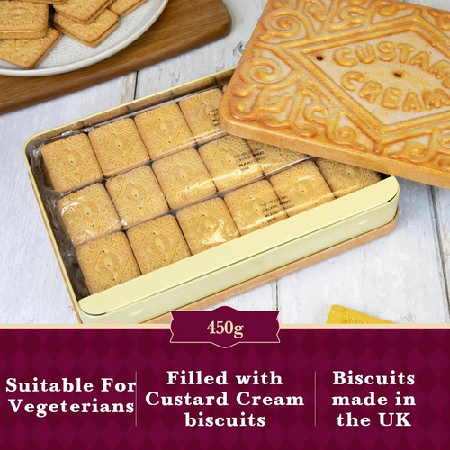 Giant custard cream - custard, biscuits