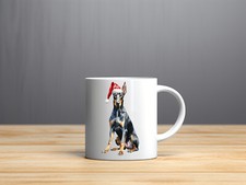 DOBERMAN  DOG CHRISTMAS DESIGN