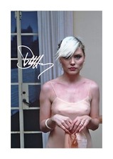 Debbie Harry Blondie in a revealing top 3 A4 mounted poster Choice of frame