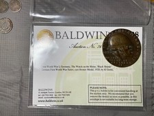 post-world war 1 bronze german 1920 medal