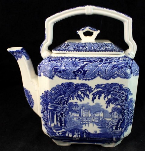 Masons vista blue tea kettle - masons,
