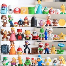 48pcs Super Mario Bros PVC
