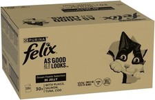 FELIX As Good As it Looks Ocean Feasts Wet Cat Food 120x85g