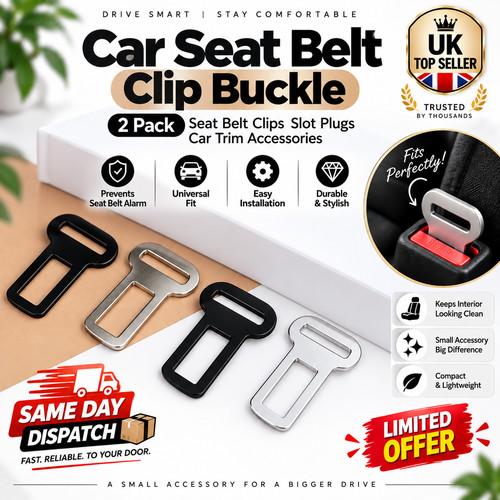 Car seat belt clip buckle - seat,