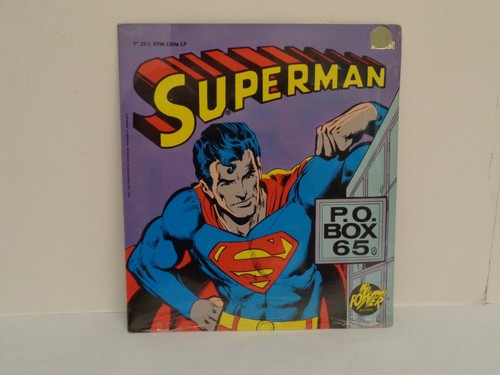 Superman box 65 record - superman,