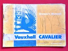 1980 VAUXHALL CAVALIER Mk1 Owners Handbook Manual - Saloon & Sports Hatch