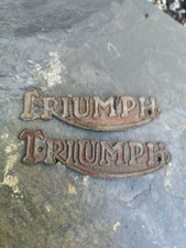 Triumph Motorcycle Tank Badges