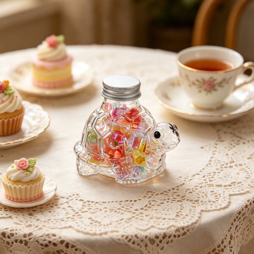 3pcs turtle shaped - turtle, glass
