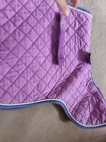 Shires pink shaped numnah - shires,