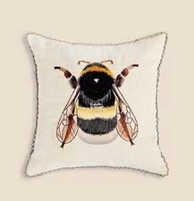 M&S Collection Bumblebee Embroidered Cushion - X 2 - New Without Tags