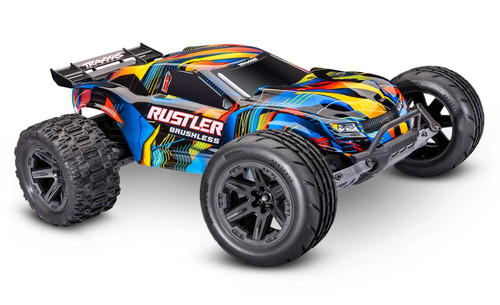 Traxxas trx37454 ylw rustler - trx37454-4-ylw,