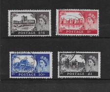 1963 QEII WILDING CASTLES BRADBURY WILK SET MNH (1)