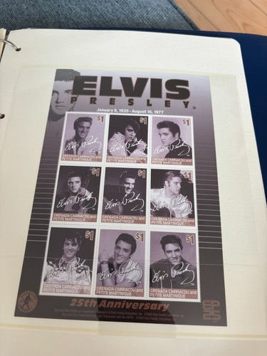 Elvis presley stamp collection - elvis,