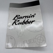 BURNIN' RUBBER game AMSTRAD GX 4000 Manual Only