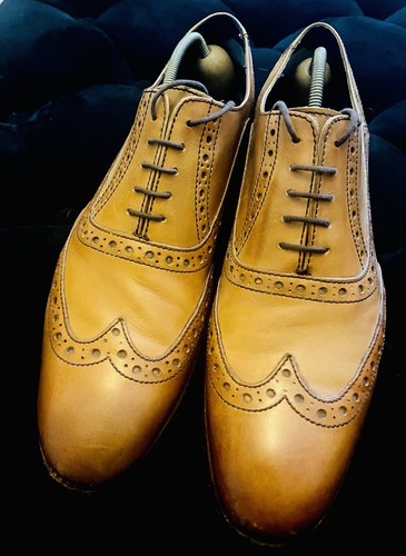 Barker brogues tan size 9 - in,
