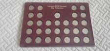 London 2012 Olympics Full 29 Coin Set With The Completer Medallion In Display...
