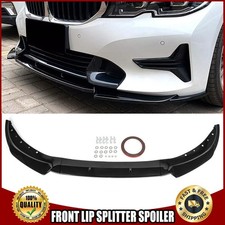 Gloss Black Front Bumper Lip Splitter For BMW 3 Series G20 G21 320i 19-2022 UK
