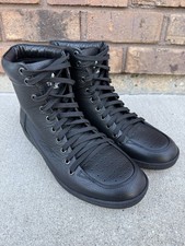 Travel Fox Men's 900's Series Black Leather Casual Shoes Size~11.5/45 NO INSOLES