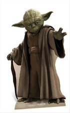 Master Yoda Star Wars Cardboard Cutout / Figure 76cm Tall Jedi Master Knight