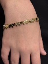 Gold Tone Elephant Link