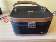 Antler Vintage Hard Vanity Case Black/brown With Key
