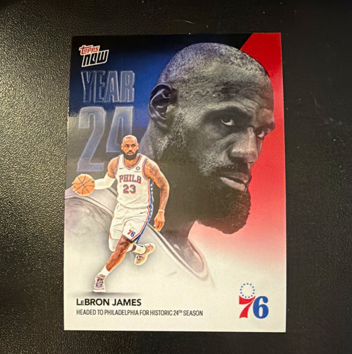 Topps now lebron james - now,
