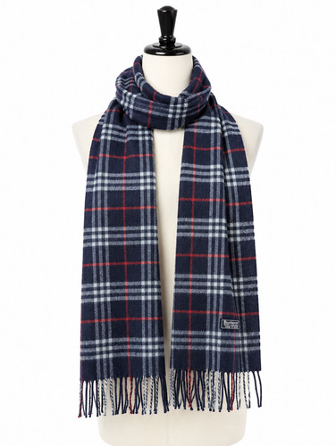 Burberry cashmere check scarf - cashmere,