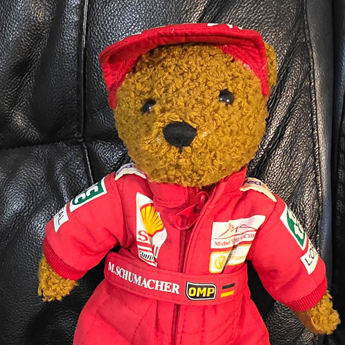 Schumacher plush teddy bear - plush,