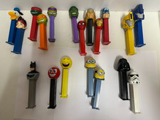 19 x Mixed *EMPTY* PEZ Dispensers; Turtles Transformers Marvel Minions GWO GC+